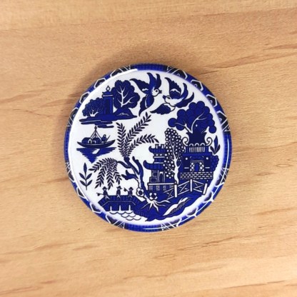 Willow Pattern - Badges and Magnets