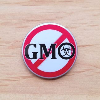 NO! to GMO! - Pin badges and magnets