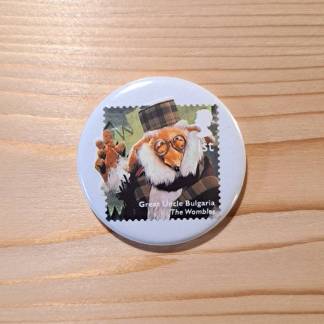 Great Uncle Bulgaria stamp - The Wombles - Fridge magnet