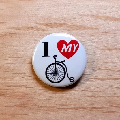 I Love My Bicycle - Badges and Magnets