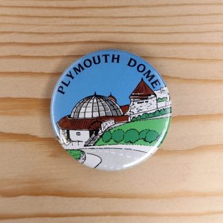 Plymouth Dome - Vintage pin badge