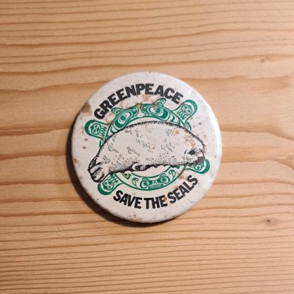 Greenpeace - Save the Seals - Vintage pin badge