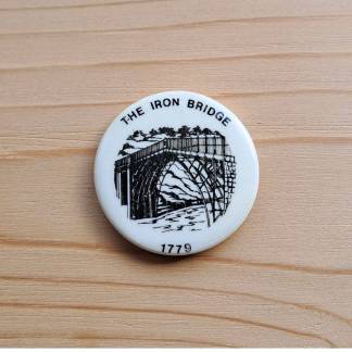 The Iron Bridge - Vintage pin badge