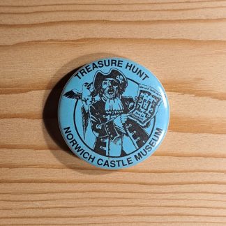 Treasure Hunt - Norwich Castle Museum - Vintage pin badge