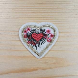 Decorative heart - Iron-on patch