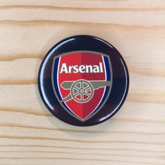 Pin badge featuring the logo of Arsenal Football Club