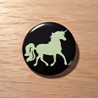 Unicorn - Glow in the dark pin badge