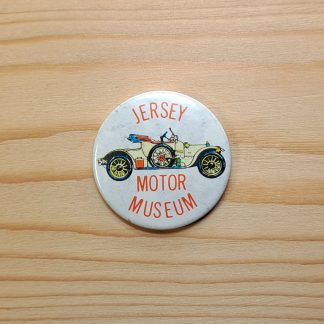 Jersey Motor Museum - Vintage pin badge