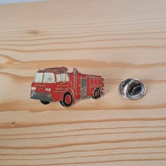 Vintage Fire Engine - Enamel pin badge