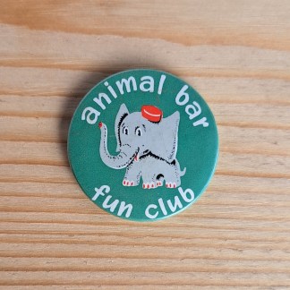 Animal Bar Fun Club - Vintage pin badge