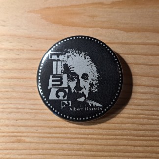 E=mc2 - Albert Einstein - Metallic pin badge