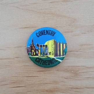 Coventry Cathedral - Vintage pin badge